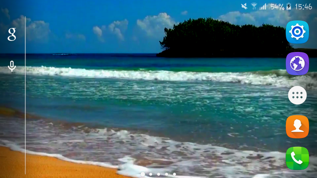 Beach icons tree sky background free wallpaper - medium preview image