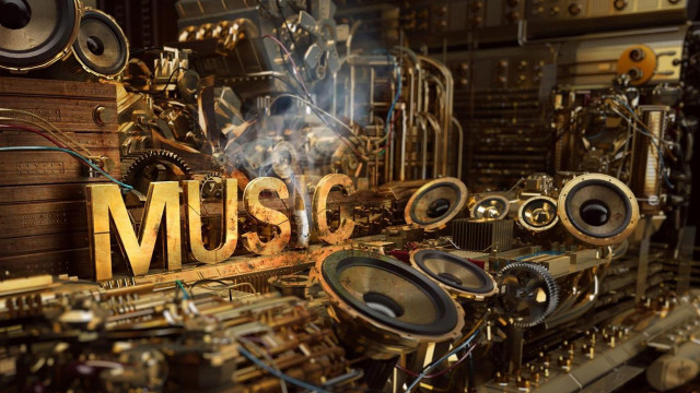 Musical instruments speakers room music #2 free wallpaper - medium preview image