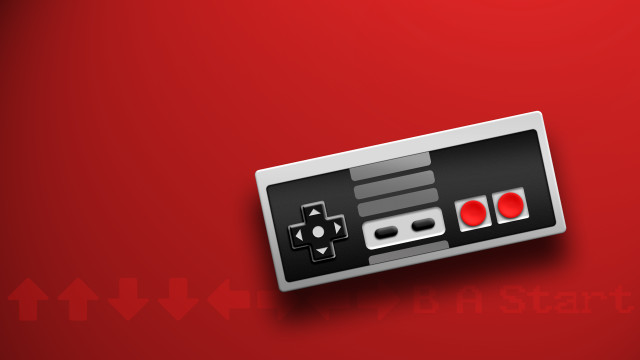 Red wall controller background pixel free wallpaper - medium preview image
