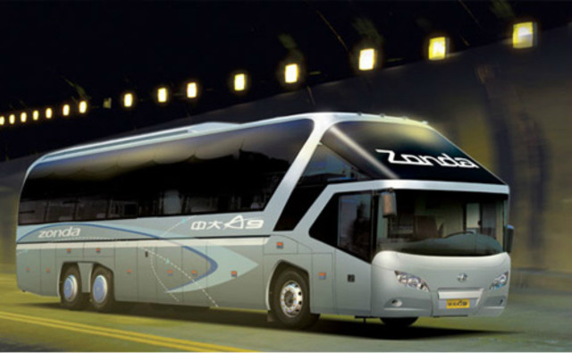 Bus parked nighttime lights black free wallpaper - medium preview image