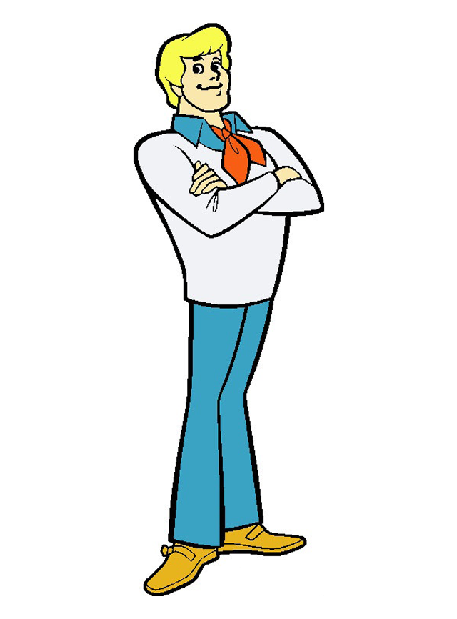 Cartoon man arms crossed confident free wallpaper - medium preview image
