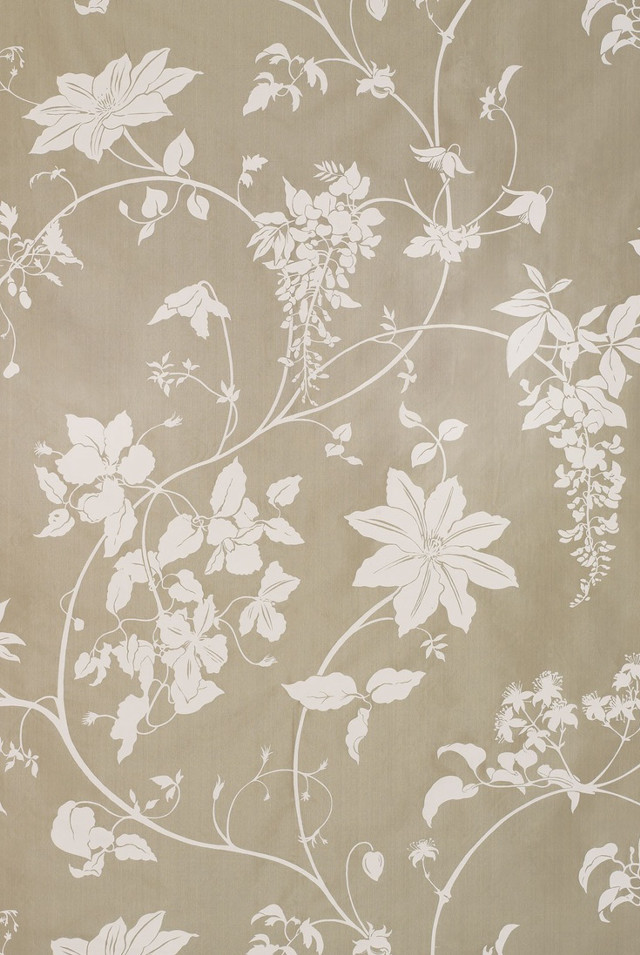 Wall flower pattern white background free wallpaper - medium preview image