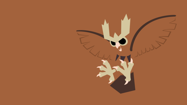 Cartoon bird skull head tie free wallpaper - medium preview image