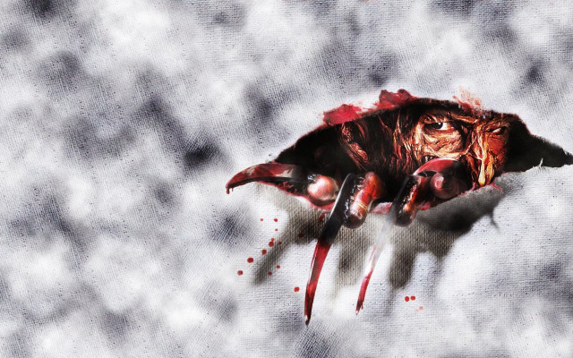 Bloody face hole sky knife free wallpaper - medium preview image