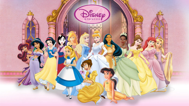 Princesses pink castle pink door free wallpaper - medium preview image
