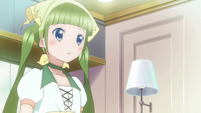 Green hair girl room remodernism free wallpaper - medium preview image