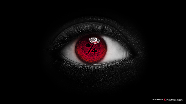 Red eye black background red free wallpaper - medium preview image