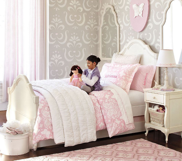 Little girl bed doll bedroom free wallpaper - medium preview image