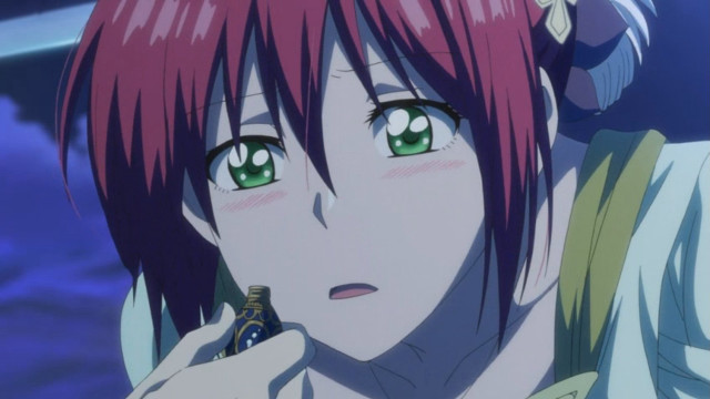 Girl pink hair green eyes free wallpaper - medium preview image