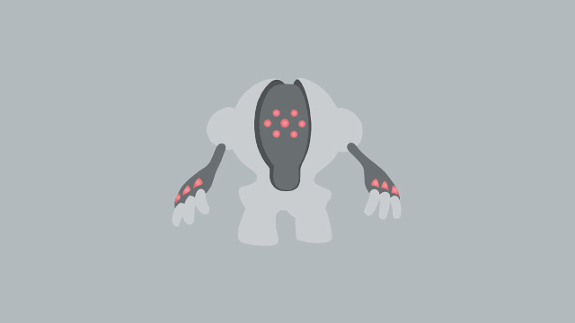 Cartoon character red eyes arms free wallpaper - medium preview image
