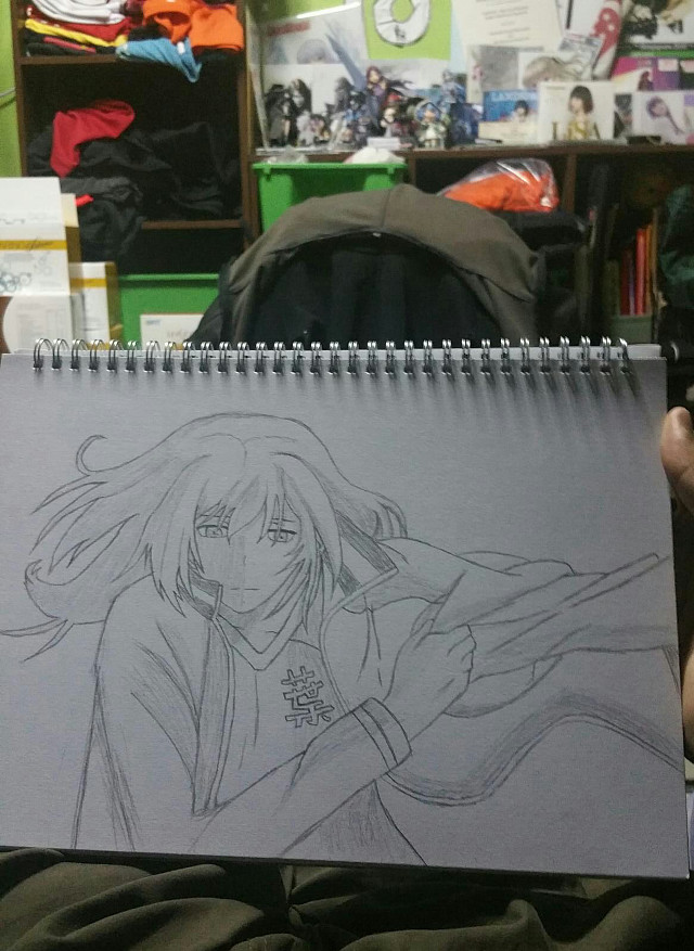 Person holding drawing girl room free wallpaper - medium preview image