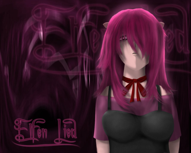 Pink haired gothic anime yandere free wallpaper - medium preview image
