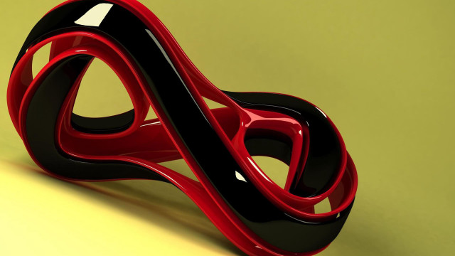 Red black object yellow background free wallpaper - medium preview image