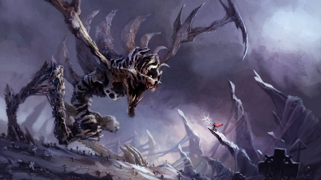 Demon attack demon forest demon free wallpaper - medium preview image