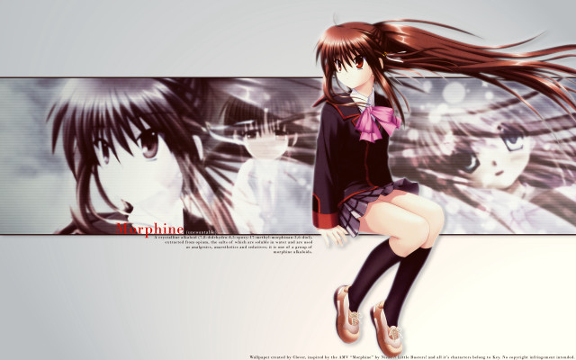 Girl long hair bow tie #13 free wallpaper - medium preview image