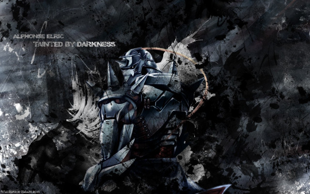 Robot bow black background paint free wallpaper - medium preview image