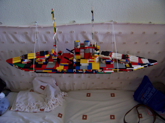 Lego ship bed pillow bookbag free wallpaper - medium preview image