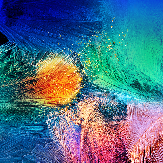 Colorful feather pattern cell phone free wallpaper - medium preview image