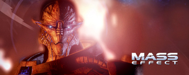 Robot glowing face mass effect free wallpaper - medium preview image