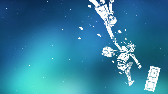 Snowboarder air sky blue background free wallpaper - medium preview image
