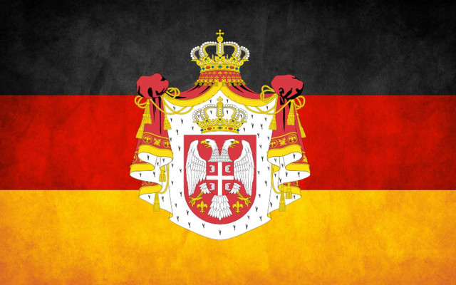 Flag crown coat of arms free wallpaper - medium preview image