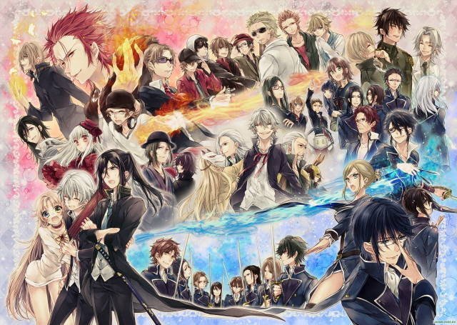 Anime characters expressions group different #5 free wallpaper - medium preview image