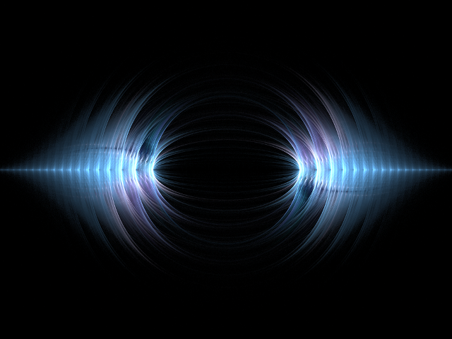 Black background blue white light free wallpaper - medium preview image
