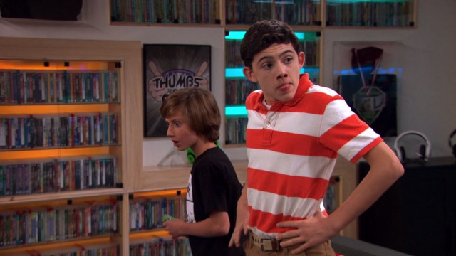Boy bookshelf tv library renaissance free wallpaper - medium preview image