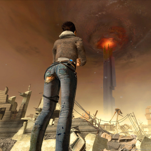 Man giant object desert sky free wallpaper - medium preview image