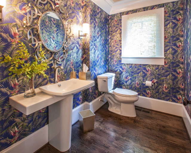 Bathroom toilet sink mirror flower free wallpaper - medium preview image
