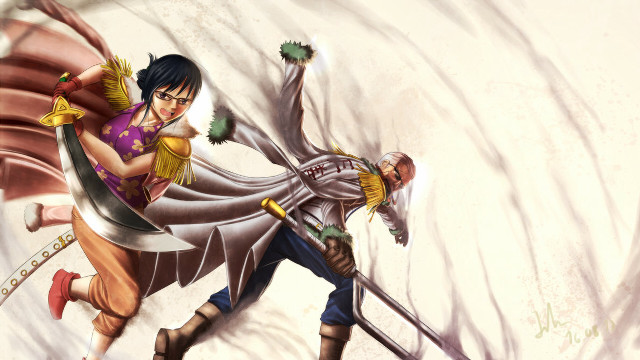 Couple people snow skis sword free wallpaper - medium preview image