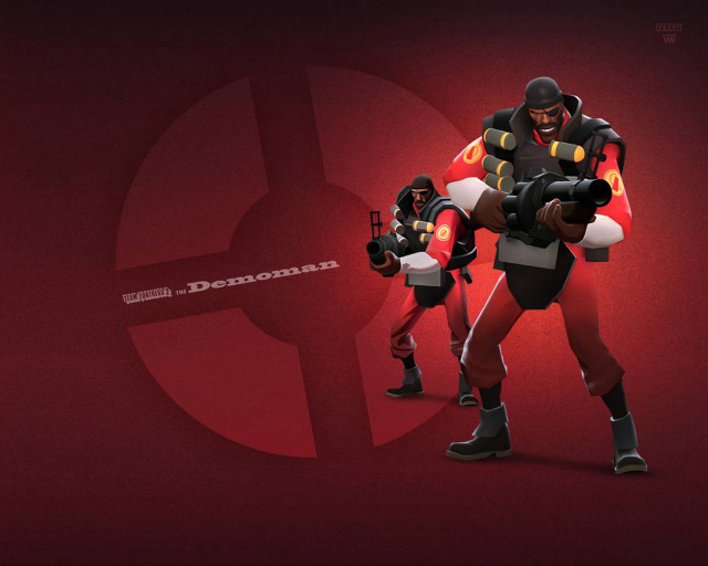 Man gun red background dynamic free wallpaper - medium preview image