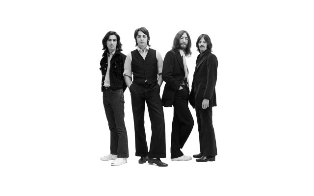 Beatles standing line suits ties free wallpaper - medium preview image