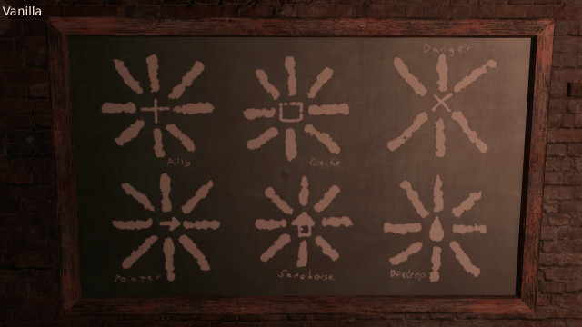 Brick wall flower pattern black free wallpaper - medium preview image