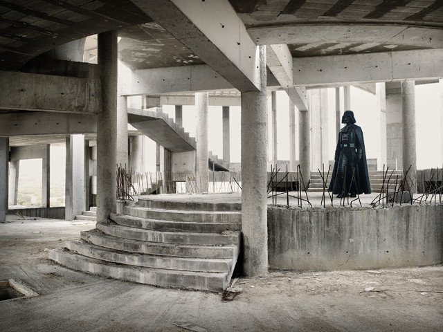 Cloak person building stairs staircase free wallpaper - medium preview image