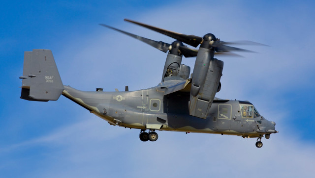 Military helicopter flying blue sky free wallpaper - medium preview image