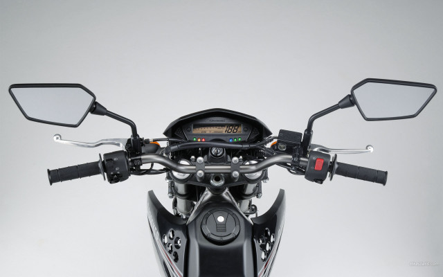 Motorcycle speedometer clock handlebars back free wallpaper - medium preview image
