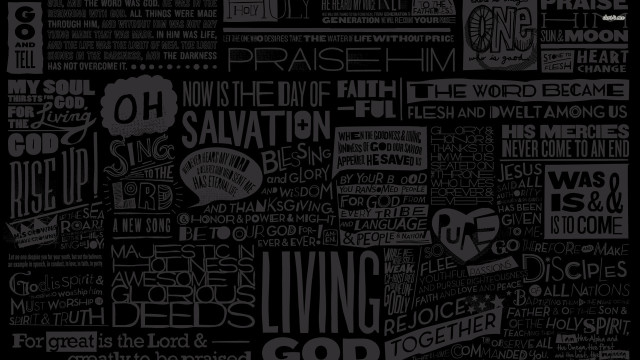 Black white poster words all #3 free wallpaper - medium preview image