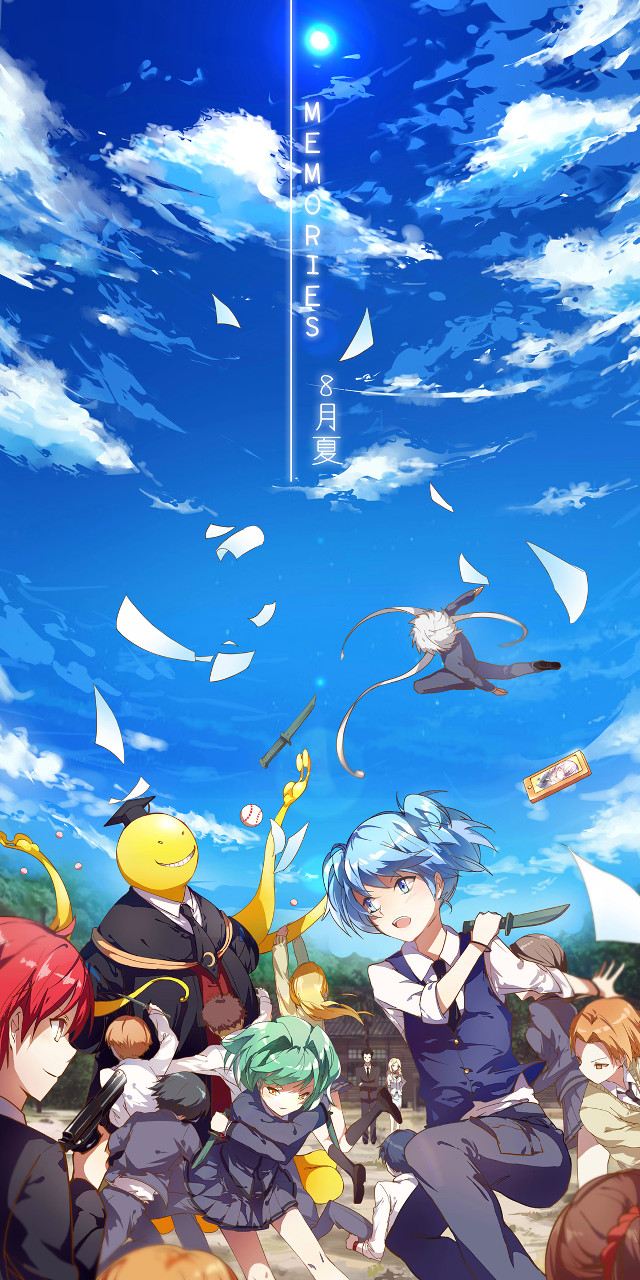 People gathering blue sky clouds free wallpaper - medium preview image