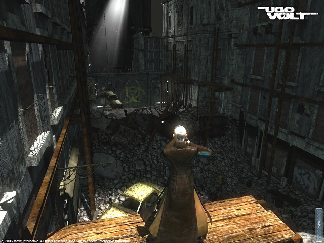 Creepy person flashlight dark alley free wallpaper - medium preview image