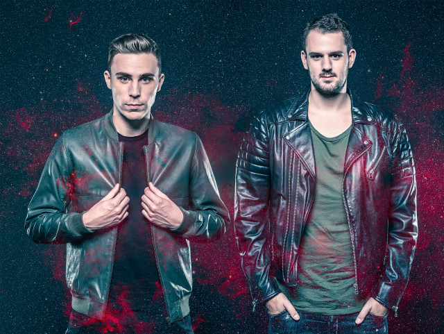 Two men leather jackets black free wallpaper - medium preview image