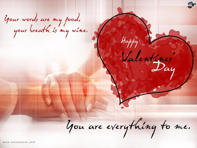 Valentines day card heart hand #3 free wallpaper - medium preview image