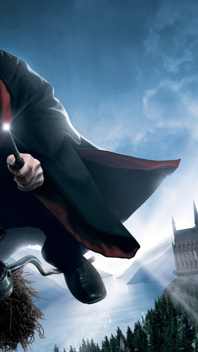 Man suit flying gun castle free wallpaper - medium preview image