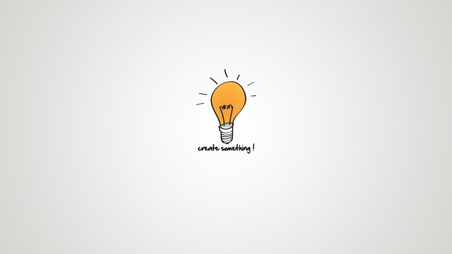 Light bulb creativity words side free wallpaper - medium preview image
