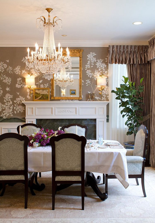 Dining room table chairs chandelier #3 free wallpaper - medium preview image