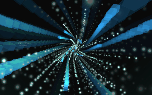 Blue black background starburst center free wallpaper - medium preview image