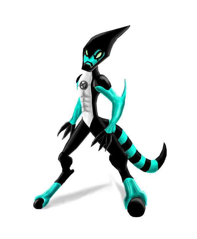 Cartoon character cat striped black free wallpaper - medium preview image