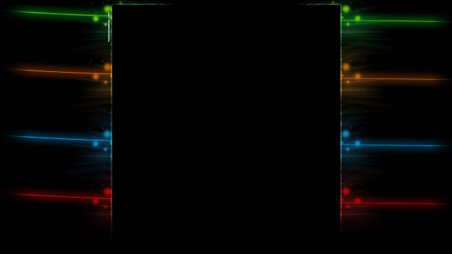 Black background rainbow light center free wallpaper - medium preview image