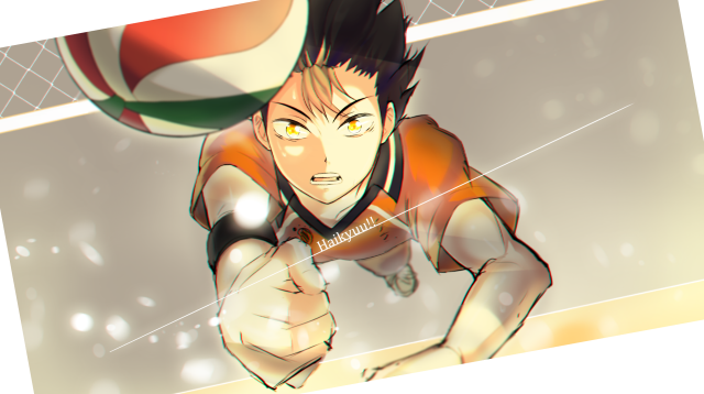 Man playing volleyball graphic style free wallpaper - medium preview image