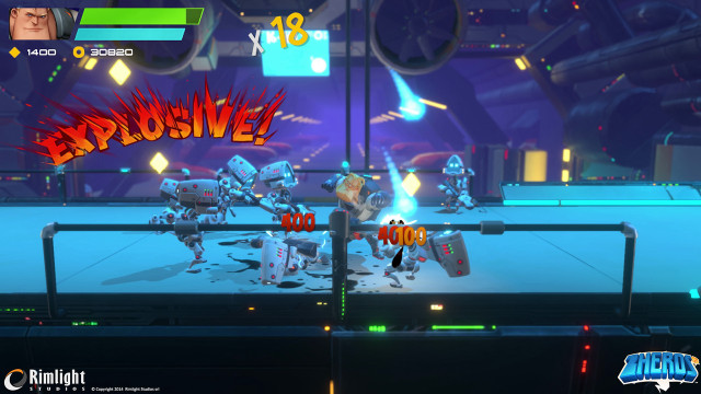 Video game characters explosively captioned free wallpaper - medium preview image